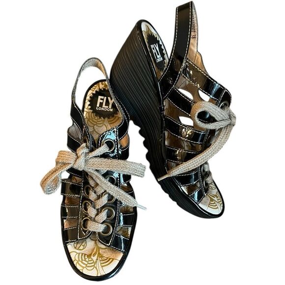 Fly London yito wedge sandal size 38 - Picture 1 of 7